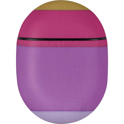 Radiant Orchid Color Block Google Pixel Buds Skin